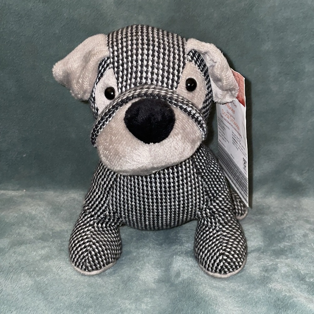 NWT Huntington Home Houndstooth Dog Door Stopper